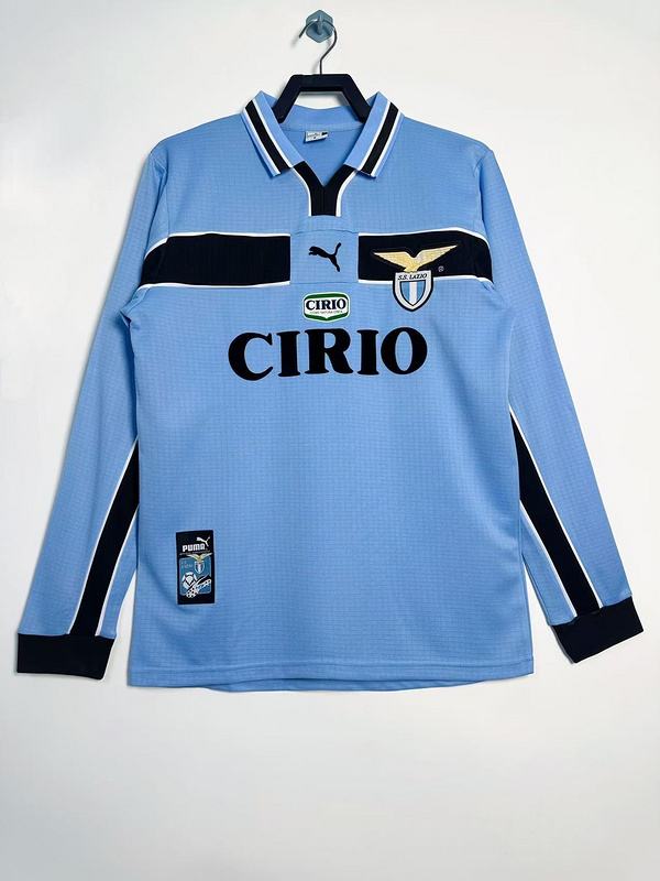 1998-1999   Retro Lazio  Home  long sleeves   jersey