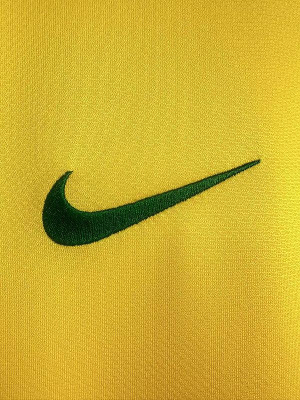 2006  Retro  Nation  Brazil  Home  long sleeves  jersey