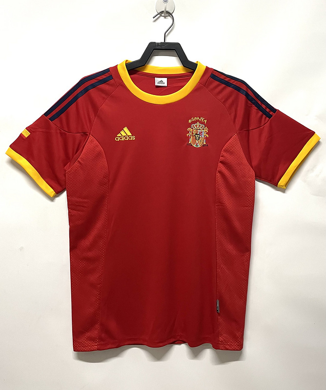 2002  Retro Spain  Home  jersey