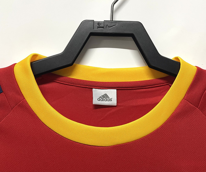 2002  Retro Spain  Home  jersey