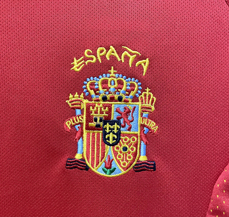 2002  Retro Spain  Home  jersey