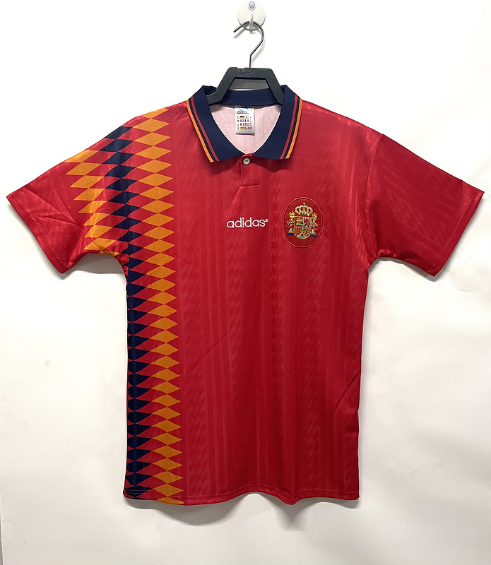 1994 Retro Spain  Home  jersey