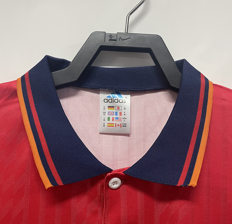 1994 Retro Spain  Home  jersey