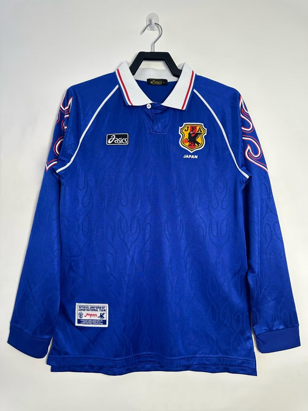 1998 Retro Japan  Home long sleeves  jersey