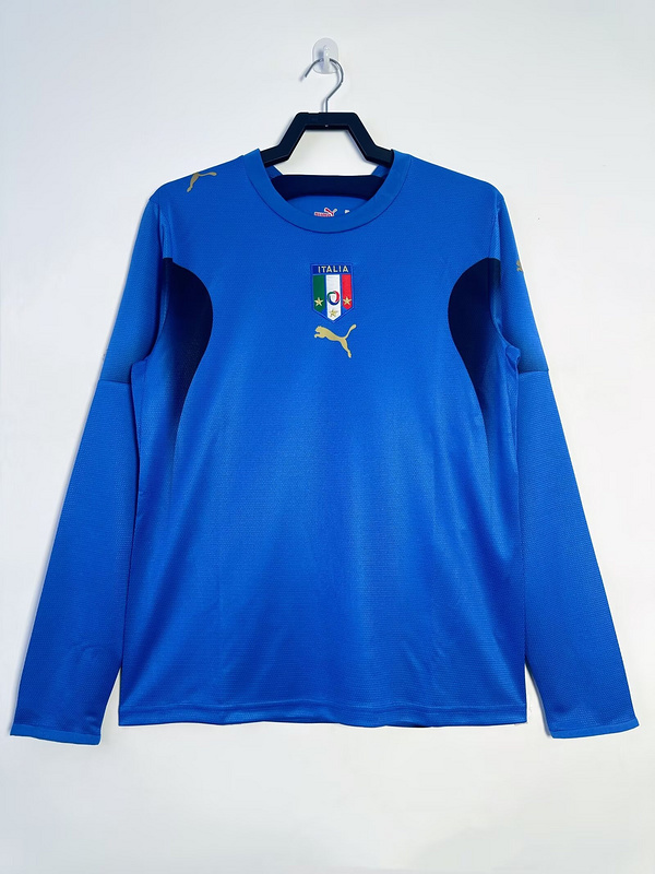 2006 Retro Italy  Home long sleeves  jersey