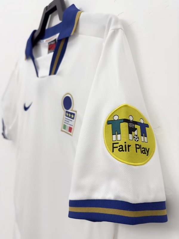 1996 Retro Italy  Away  jersey with patches