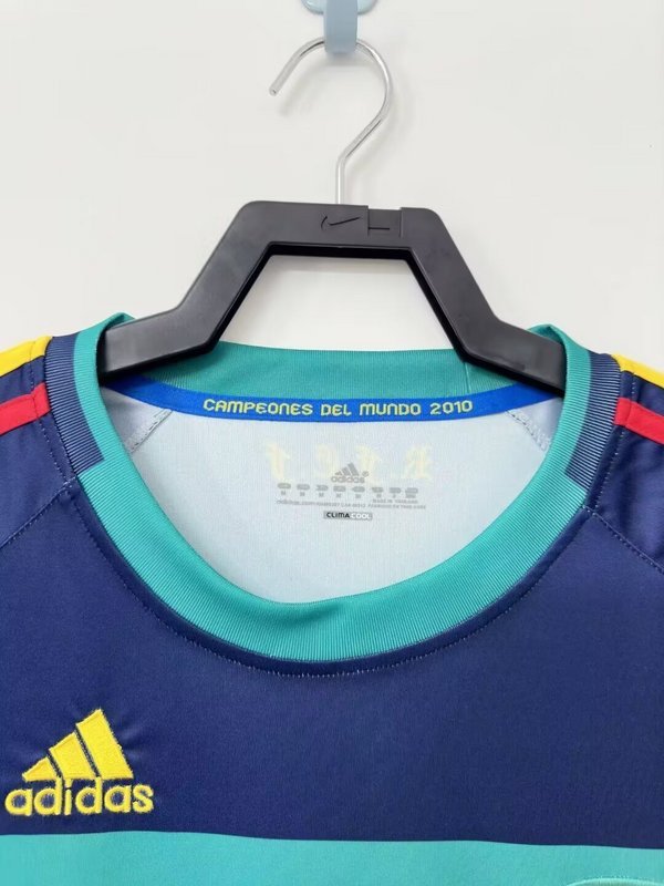 2010  Retro Spain  Goalkeeper /GK  GREEN  jersey