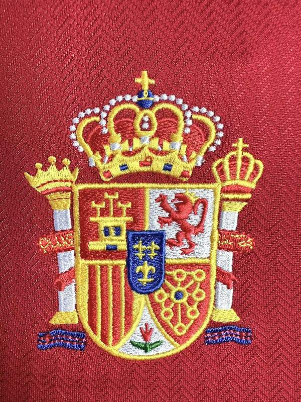 1998 Retro Spain  Home  jersey