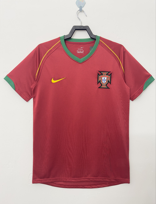 2006  Retro Portugal  Home  jersey