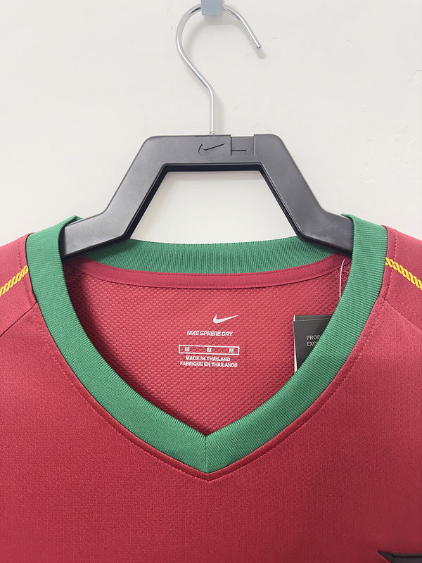 2006  Retro Portugal  Home  jersey