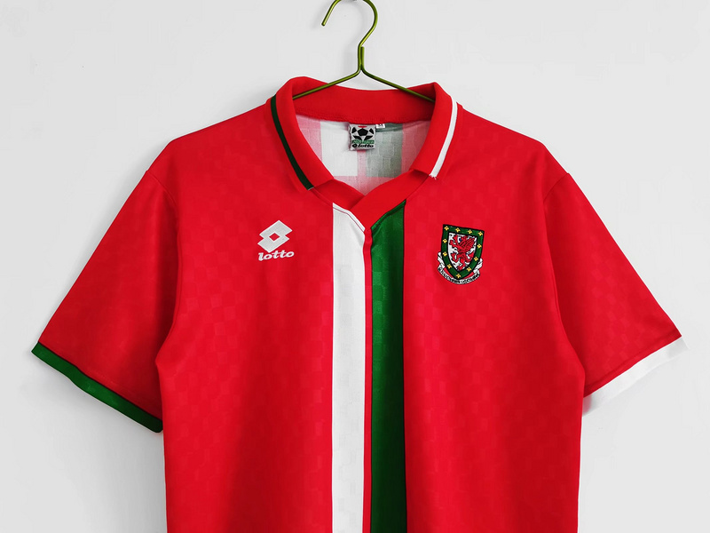 1996-1998 Retro Wales  Home  jersey