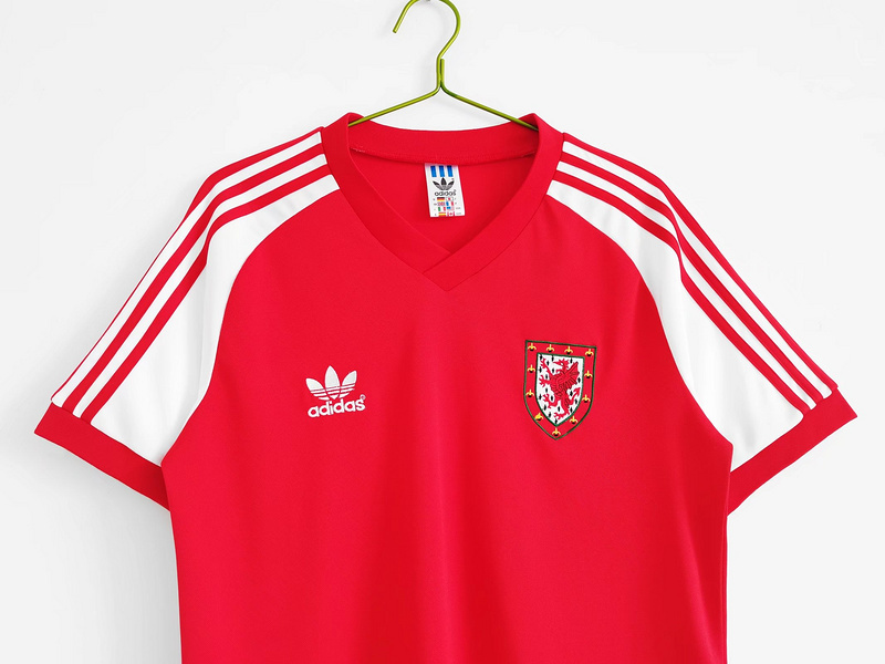 1982  Retro Wales  Home  jersey