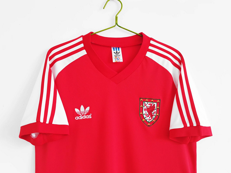 1982  Retro Wales  Home  jersey