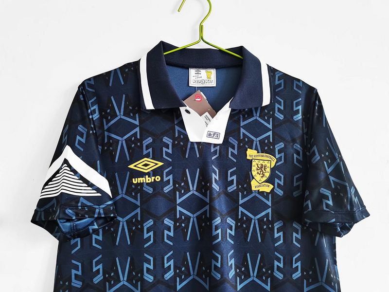 1992-1993 Retro Scotland  Home  jersey
