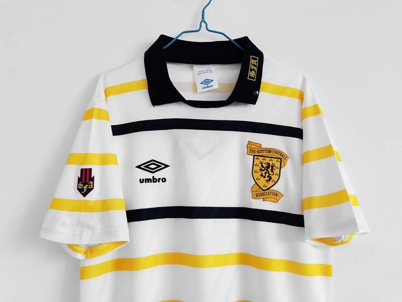 1989-1991 Retro Scotland  Away  jersey
