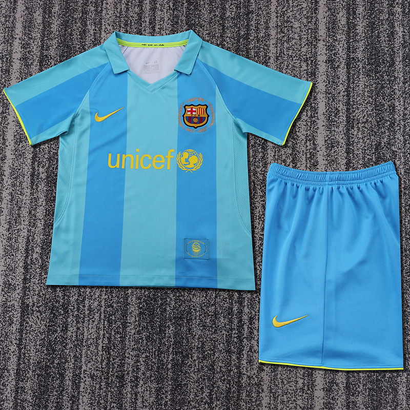 2007-2008  Retro  Barcelona  Away  Kids kits jerseys