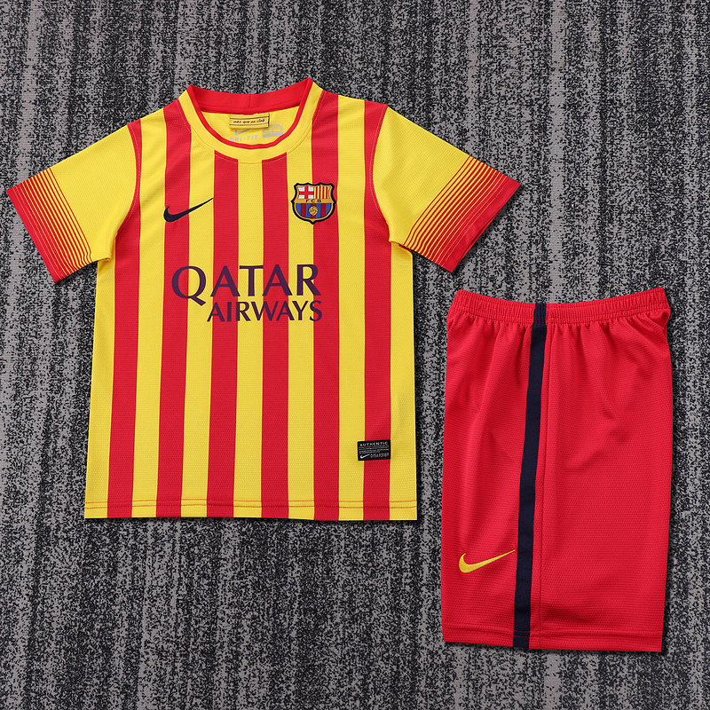 2013-2014  Retro  Barcelona  Away  Kids kits jerseys