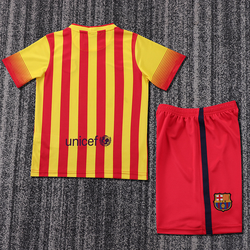 2013-2014  Retro  Barcelona  Away  Kids kits jerseys
