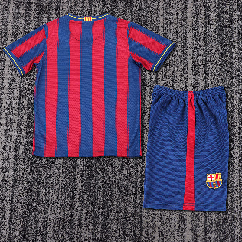 2009-2010  Retro  Barcelona  Home  Kids kits jerseys