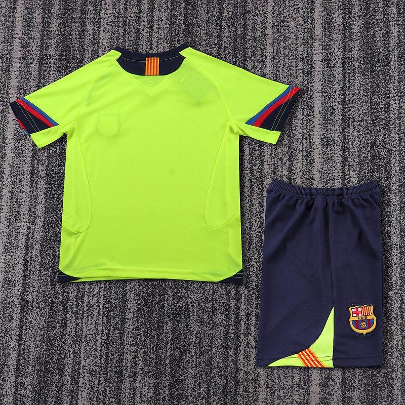 2005-2006  Retro  Barcelona  Away  green  Kids kits jerseys
