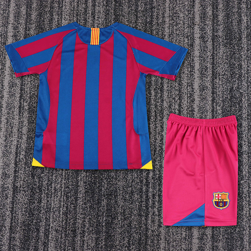 2005-2006  Retro  Barcelona  Home  Kids kits jerseys