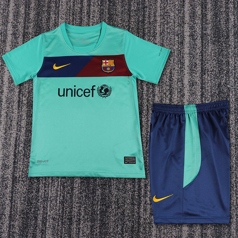 2010-2011  Retro  Barcelona  Away Kids kits jerseys