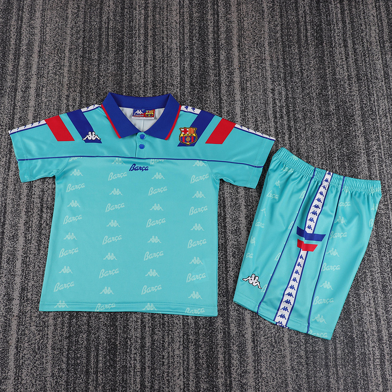 1992-1995  Retro  Barcelona  Away Kids kits jerseys