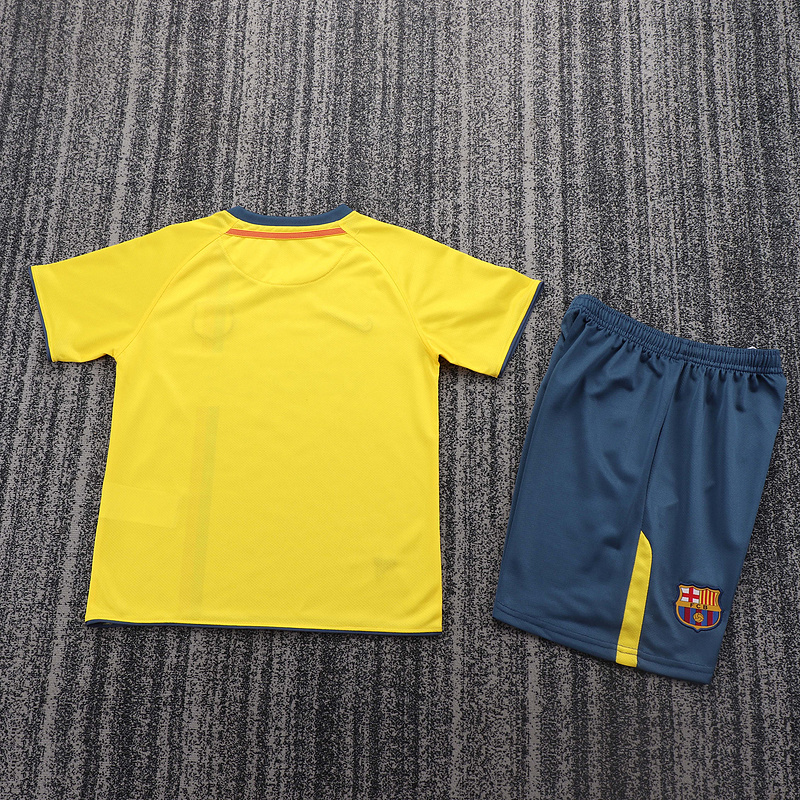 2008-2009 Retro  Barcelona  Away Kids kits jerseys
