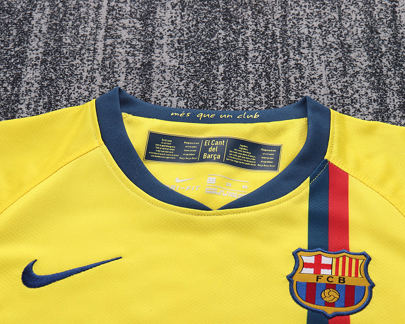 2008-2009 Retro  Barcelona  Away Kids kits jerseys
