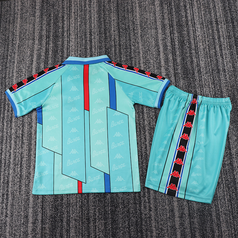 1996-1997  Retro  Barcelona  Away  Kids kits jerseys