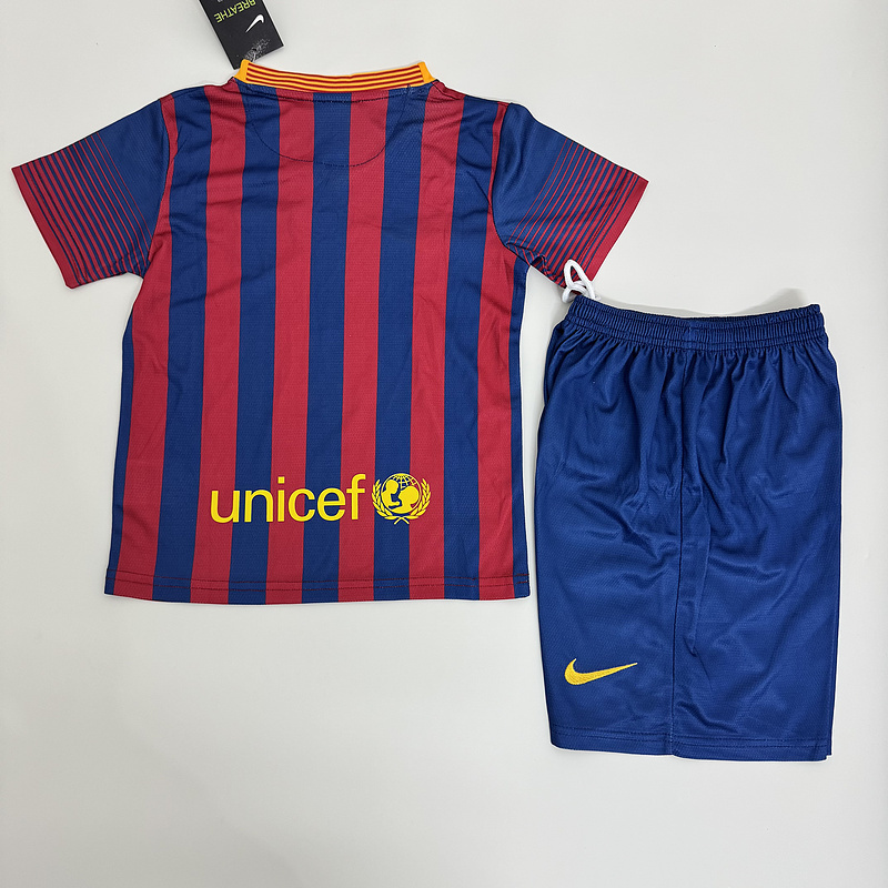 2013-2014  Retro  Barcelona  Home Kids kits jerseys