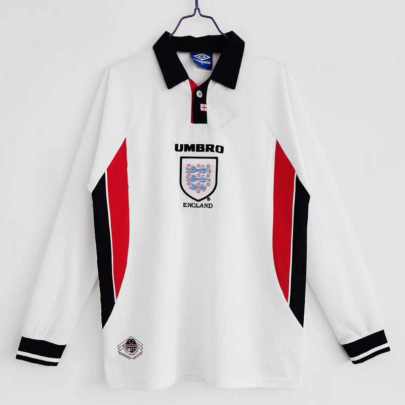 1998  Retro England /UK  Home  long sleeves  jersey