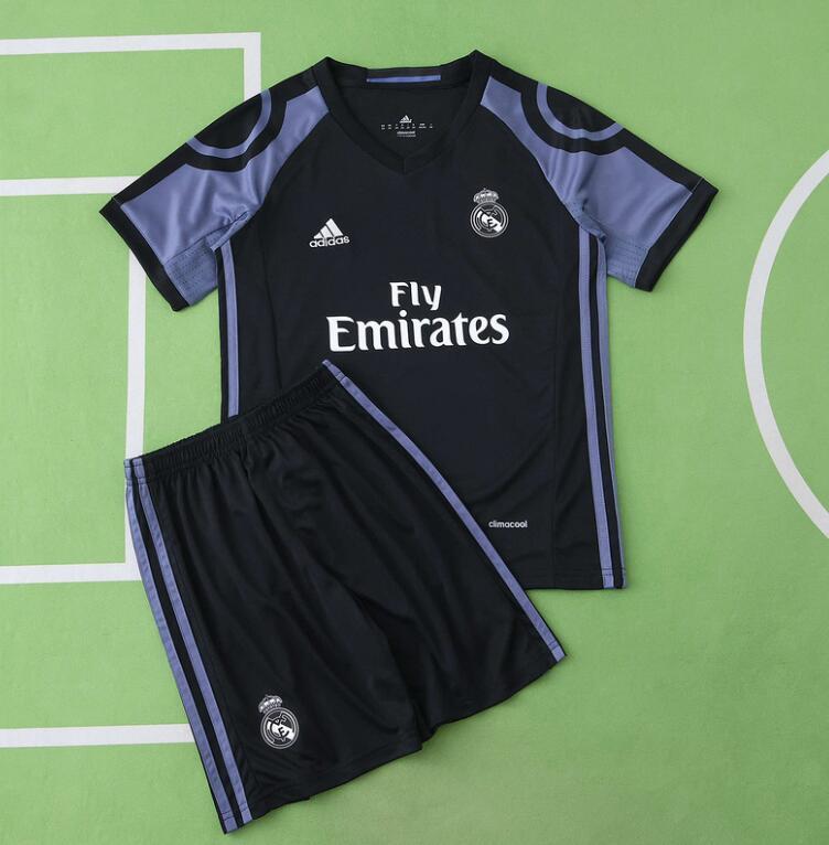 2016-2017   Retro  Real Madrid   3RD  Kids kits jerseys