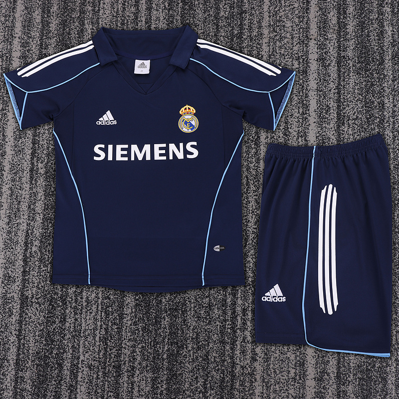 2005-2006  Retro  Real Madrid  Away  Kids kits jerseys