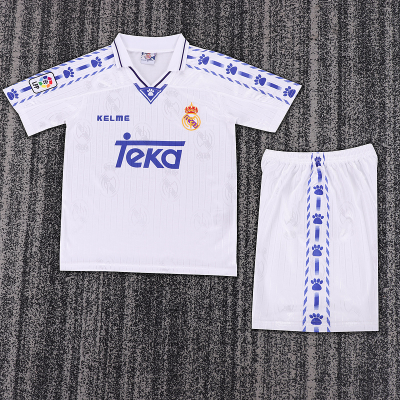 1996-1997  Retro  Real Madrid  Home  Kids kits jerseys