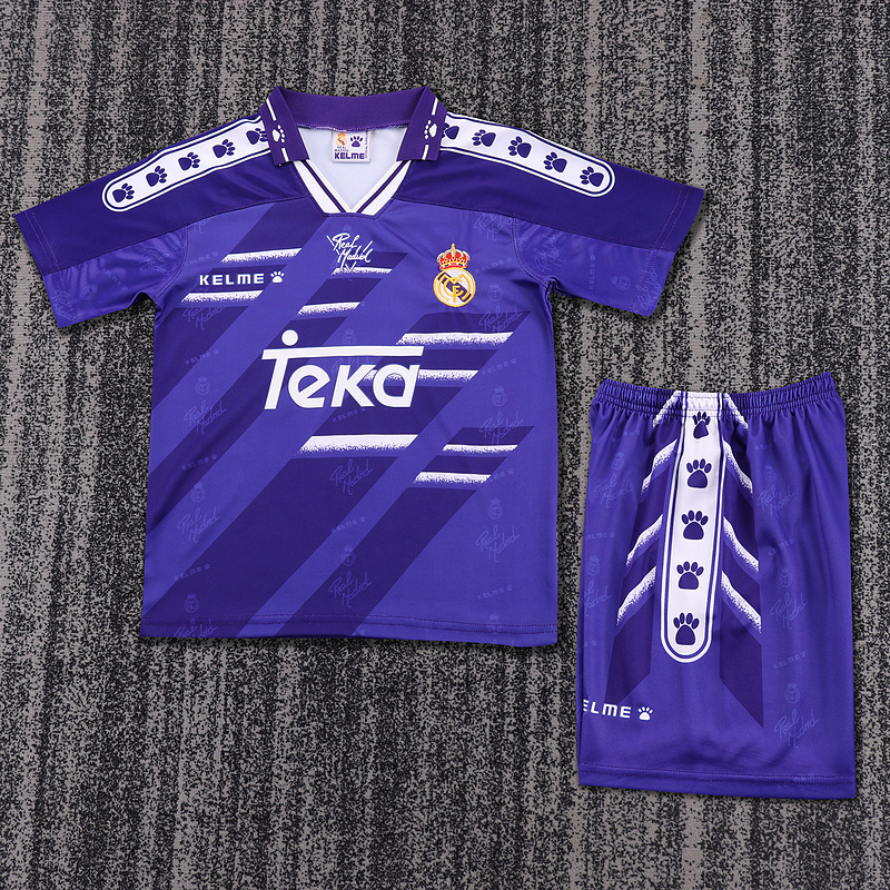 1994-1996  Retro  Real Madrid  Away  Kids kits jerseys