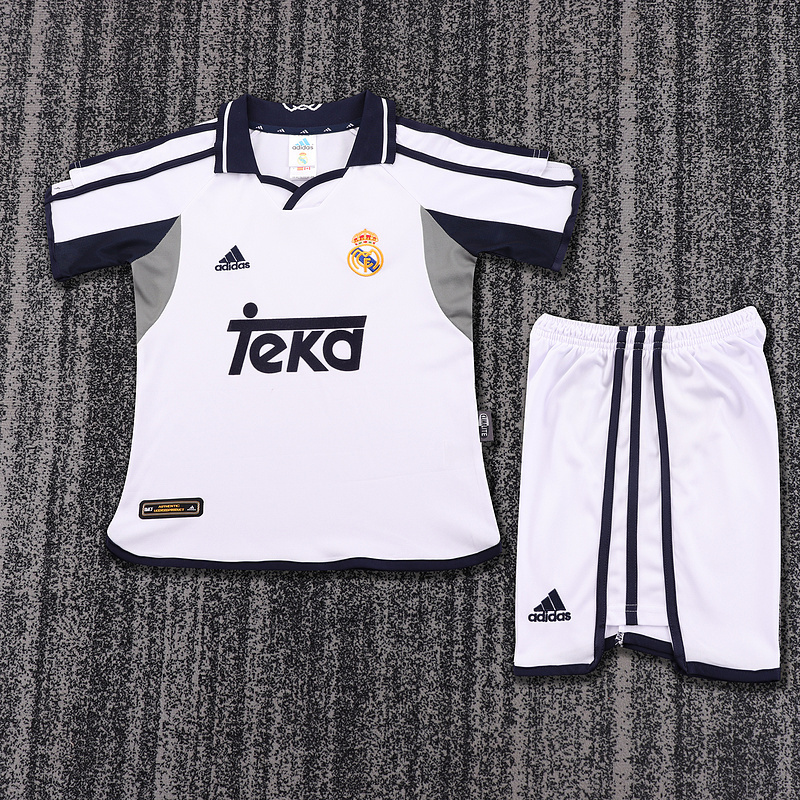 2000-2001  Retro  Real Madrid  Home  Kids kits jerseys