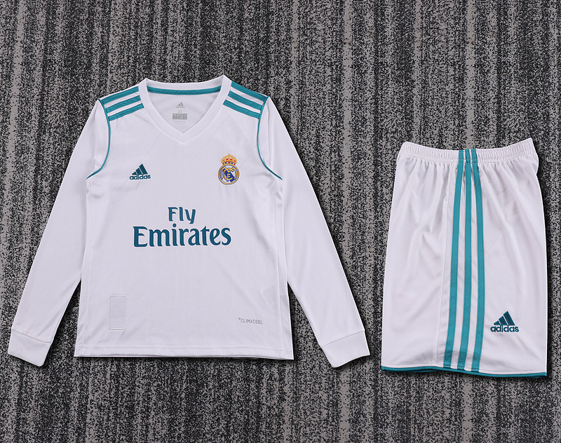 2017-2018   Retro  Real Madrid  Home  Kids kits jerseys