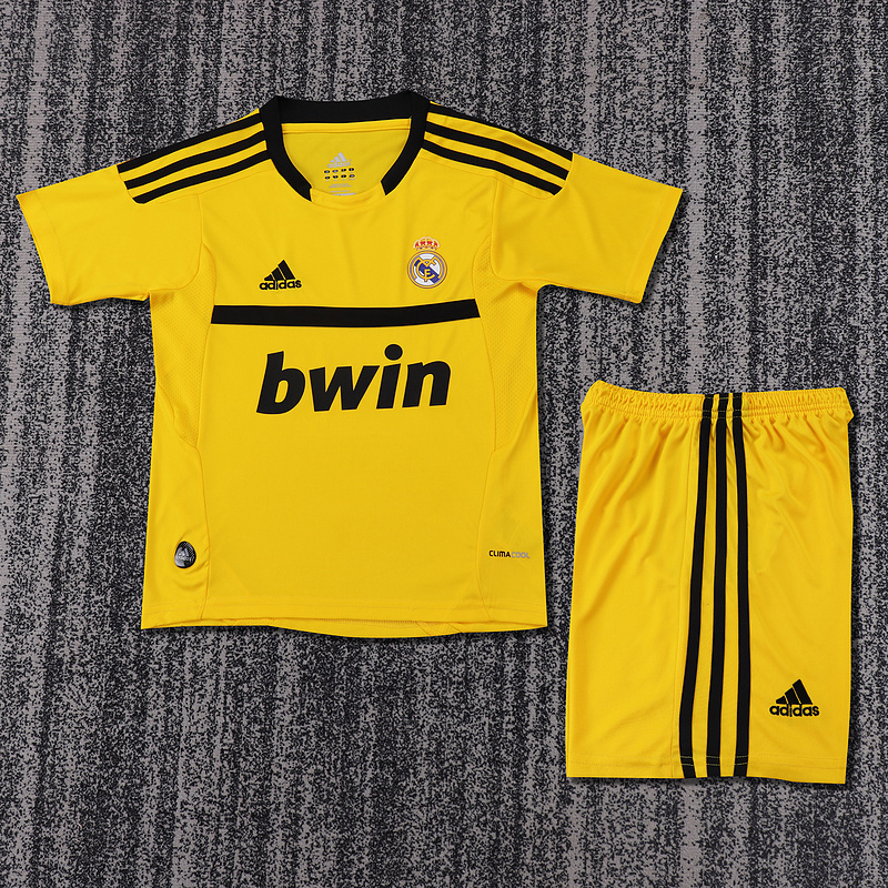 2011-2012  Retro  Real Madrid  Goalkeeper/GK  Yellow  Kids kits jerseys