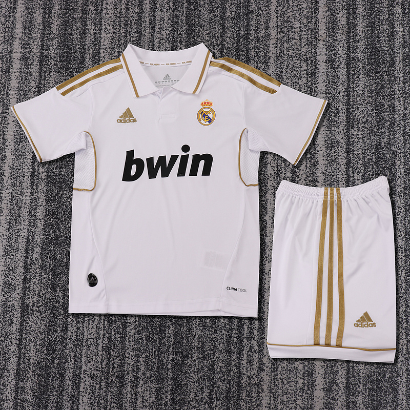 2011-2012  Retro  Real Madrid  Home  Kids kits jerseys