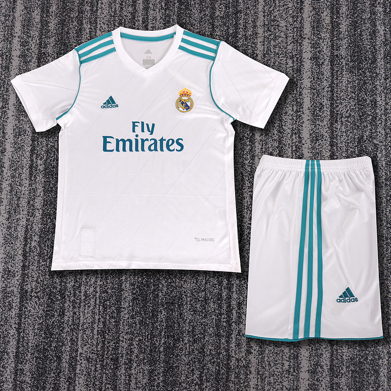 2017-2018  Retro  Real Madrid  Home  Kids kits jerseys