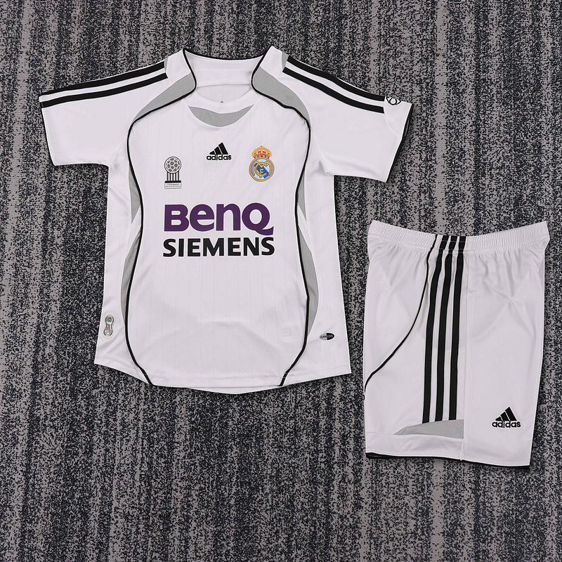 2006-2007  Retro  Real Madrid  Home  Kids kits jerseys