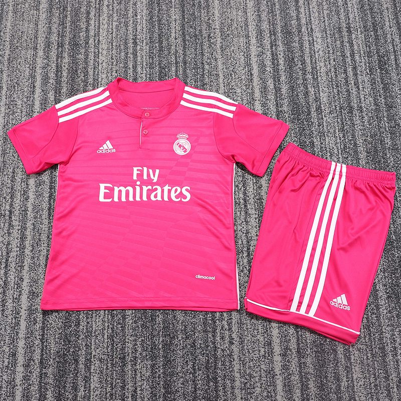 2014-2015  Retro  Real Madrid  Away Pink  Kids kits jerseys