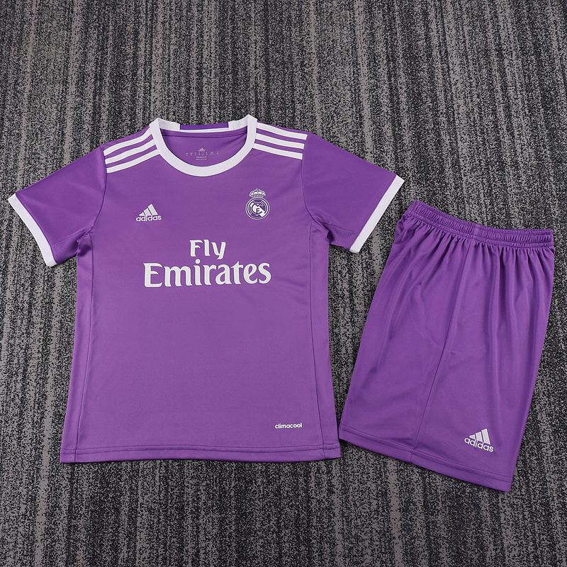 2016-2017  Retro  Real Madrid  Away  Kids kits jerseys