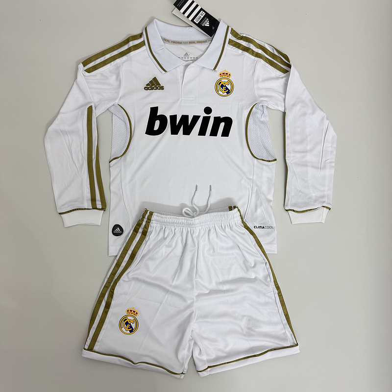 2011-2012  Retro  Real Madrid  Home  Kids kits jerseys
