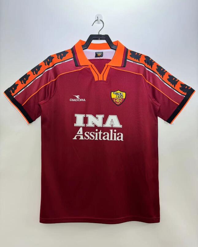 1998-1999 Retro  AS Roma  Home  jersey
