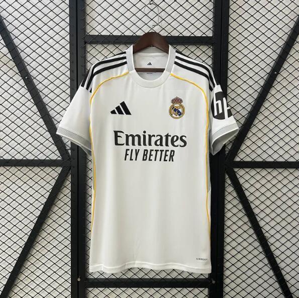 2025/26 Real Madrid Home Jersey Fan Version