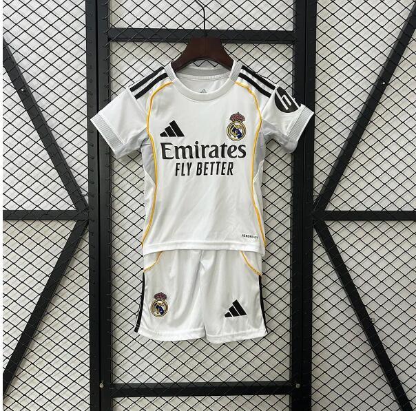 2025/26 Real Madrid  Home Kids kits