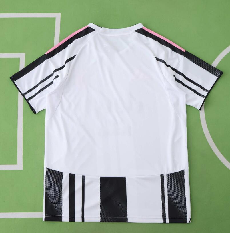 2025/26 Juventus Home Jersey Fan Version with Sponsors