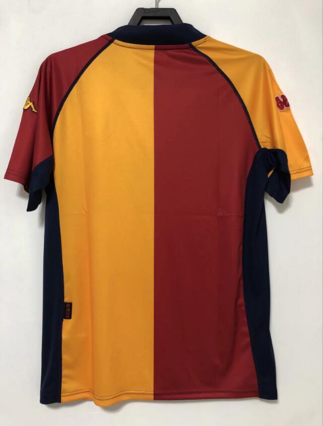 2000-2001  Retro  AS Roma  Home  jersey